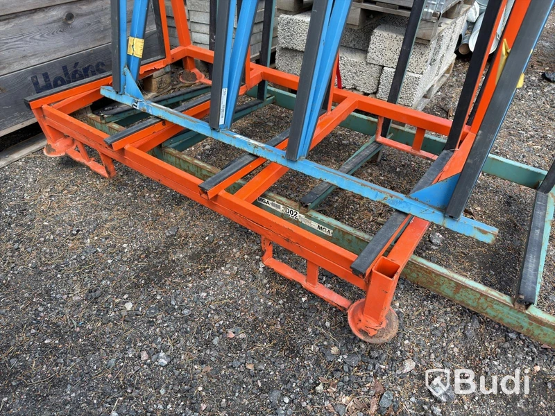 Sheet material racks, 3 pcs