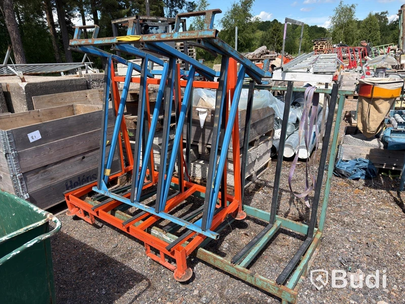 Sheet material racks, 3 pcs