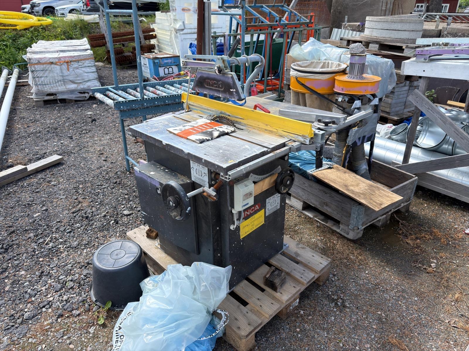 Byggsåg Inca med tillbehör
