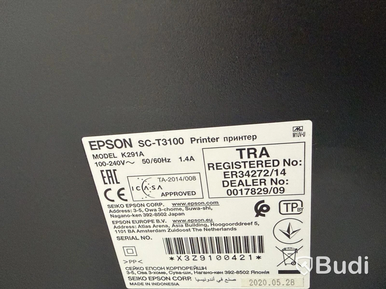 Skrivare Epson SC-T3100