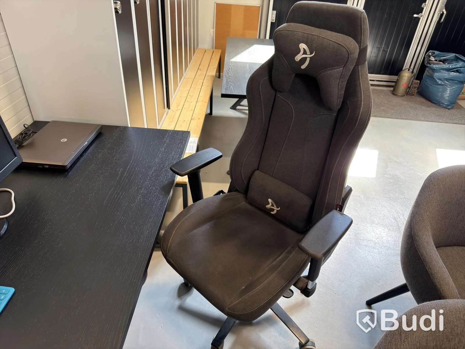 Black office furniture, large lot, etc.