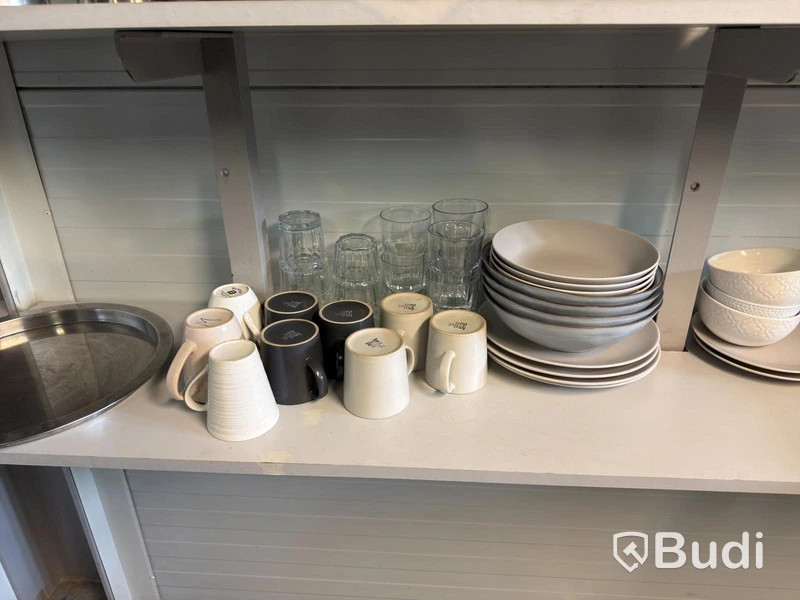 Black office furniture, large lot, etc.