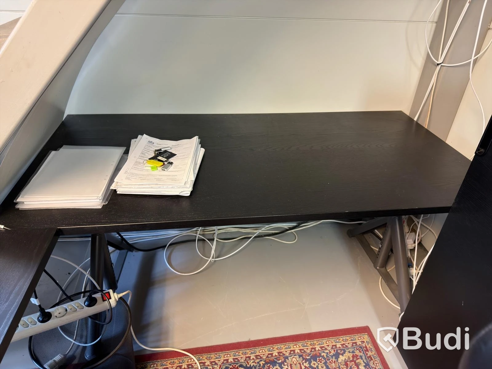 Black office furniture, large lot, etc.
