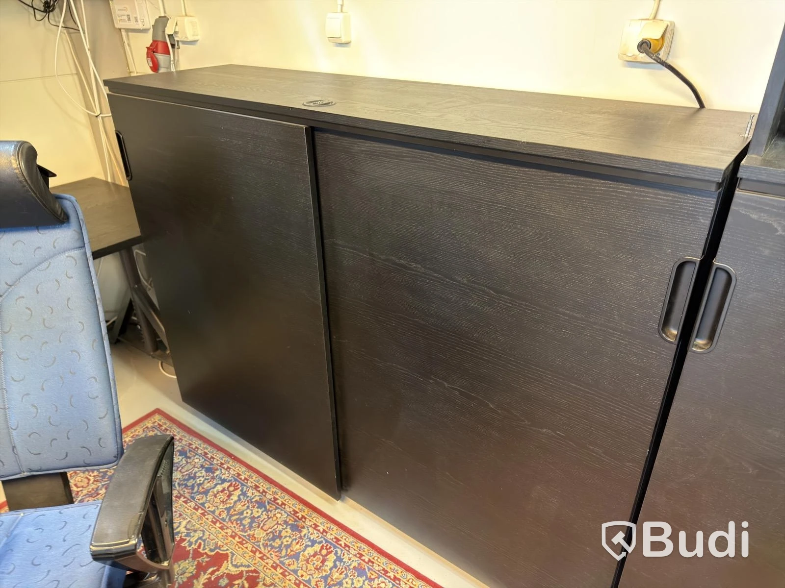 Black office furniture, large lot, etc.