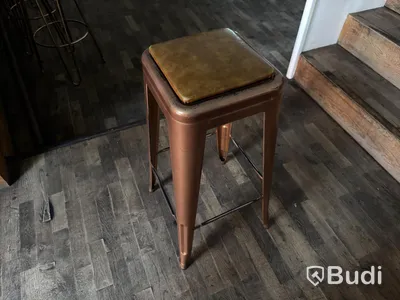 Metal bar stools, 4 pcs