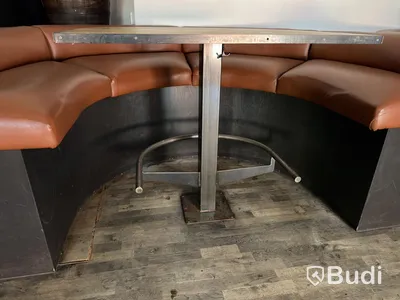 Tables, set of 3, floor-mounted