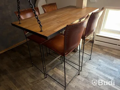 Bord och stolar, 2 bord och 10 stolar