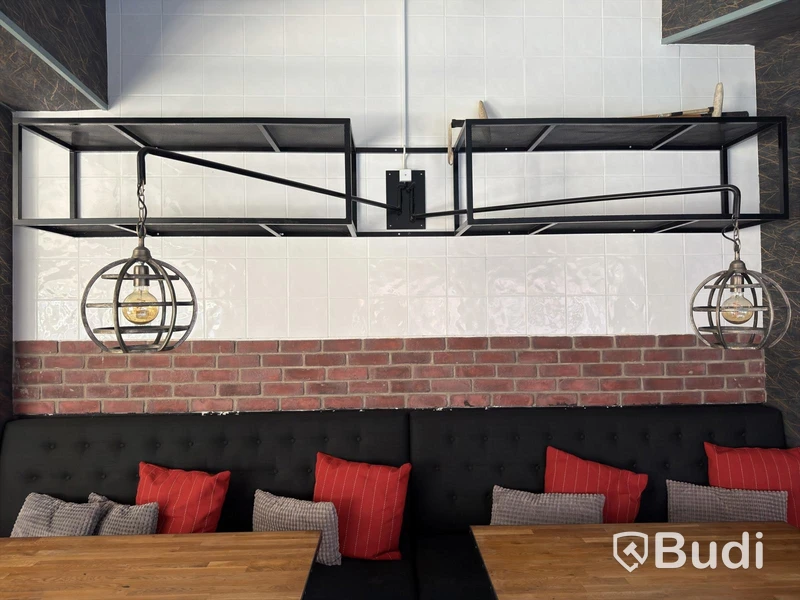 Wall lamps, 2 pcs, arm length 145 cm