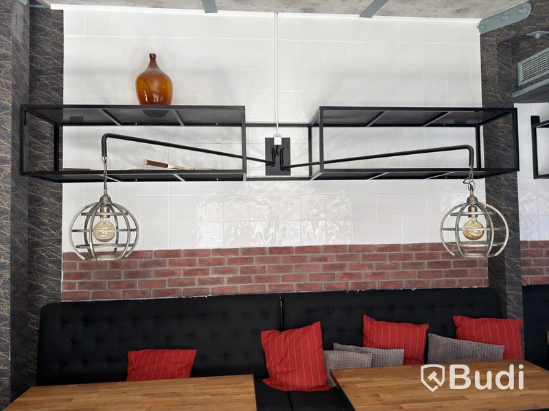 Wall lamps, 2 pcs, arm length 145 cm