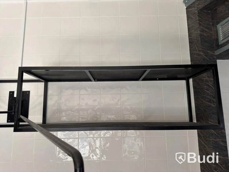 Wall-mounted shelves, 2 pcs, metal