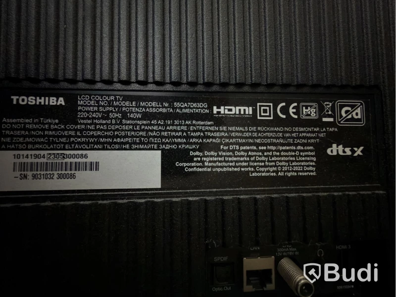 Toshiba 55QA7D63DG TV, 55-inch