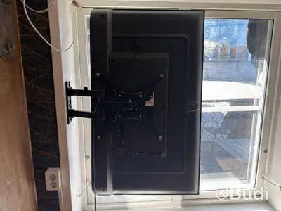 Sharp 43-inch TV with wall mount