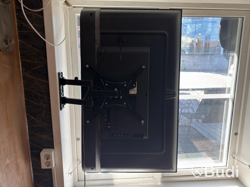 Sharp 43-inch TV with wall mount