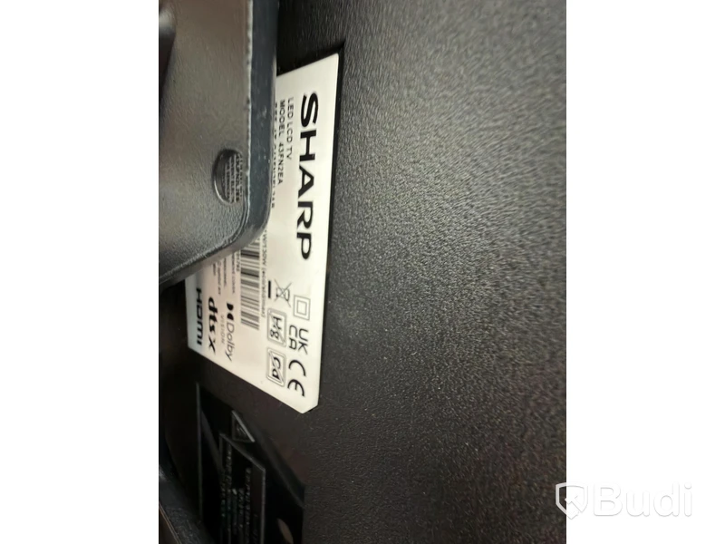 Sharp 43-inch TV with wall mount
