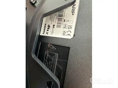 Sharp 43-inch TV with wall mount