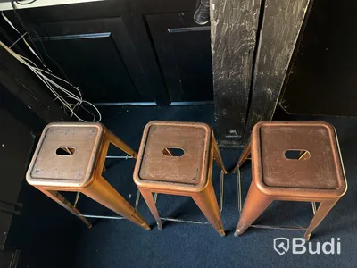 Bar stools, 3 pcs
