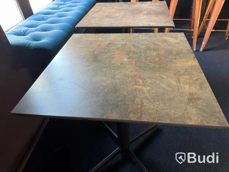 Dining tables, 60x60 cm, height 71 cm, 2 pcs