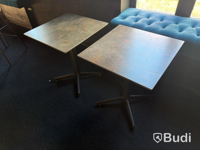 Dining tables, 60x60 cm, height 71 cm, 2 pcs