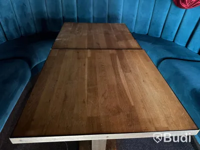 Dining tables, wood, 2 pcs, 61 x 61 cm, 71 cm high