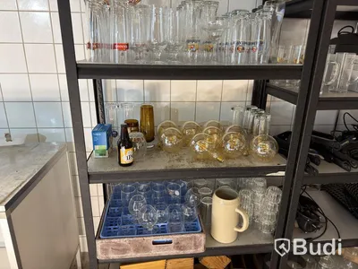 Shelving units with contents