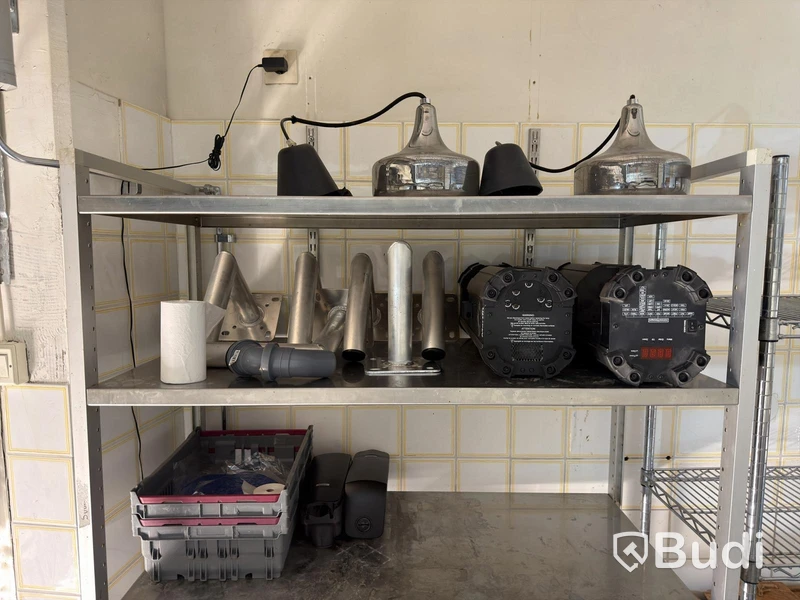 Hyllsystem metall, 3 delar