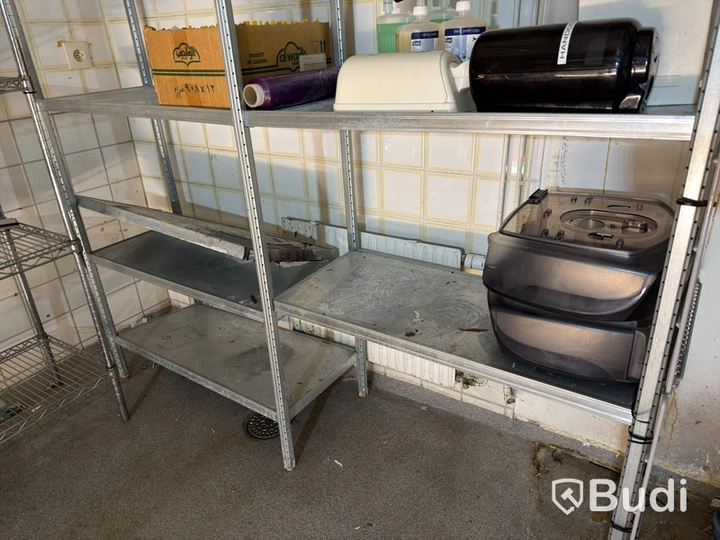 Hyllsystem metall, 3 delar