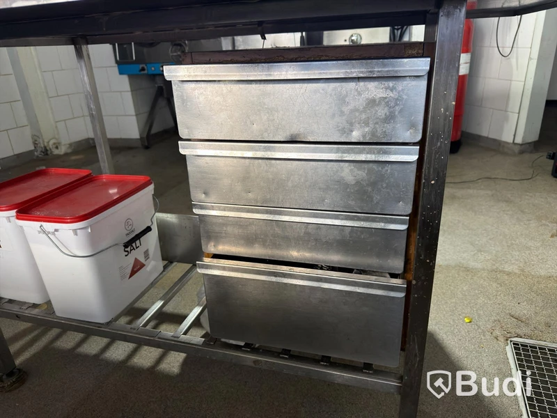 Stainless steel work table