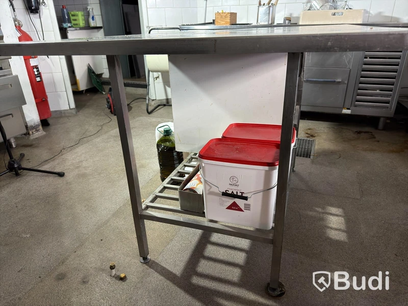Stainless steel work table