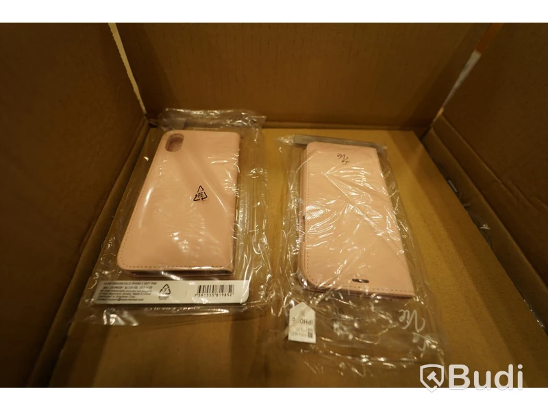 Pall med mobilskal La Vie Folio iPhone X Soft Pink