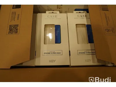 Pall med blandade mobilskal och tillbehör  från bl.a IDEAL och Key. Bl.a till Iphone 11 pro max, Iphone 11 pro, Galaxy S10 m.fl