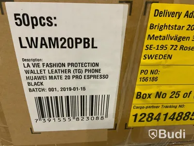 Pall med mobilskal från La Vie till Huawei Mate P20 Pro i läder