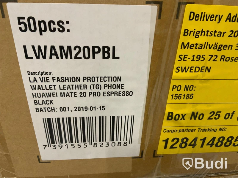 Pall med mobilskal från La Vie till Huawei Mate P20 Pro i läder