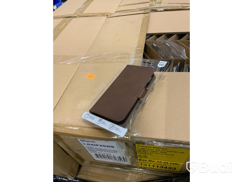 Pall med mobilskal mestadels La vie fashion protection leather mocca brown för iPhone X/XS