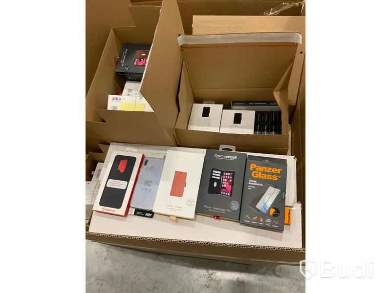 Pall med mobilskal och skärmskydd, Panzerglass, Dbramante 1928, Key, One plus för iPhone X/XS,11 pro, Huawei, Xiaomi etc.