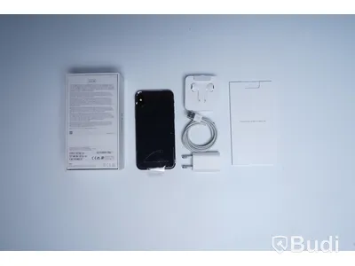Iphone X 64 GB 100 procent batterihälsa i kartong inkl tillbehör