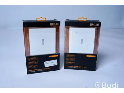 Laddare 2st - MACLINE, 90W, USB-C och 2,4 USB-A Port