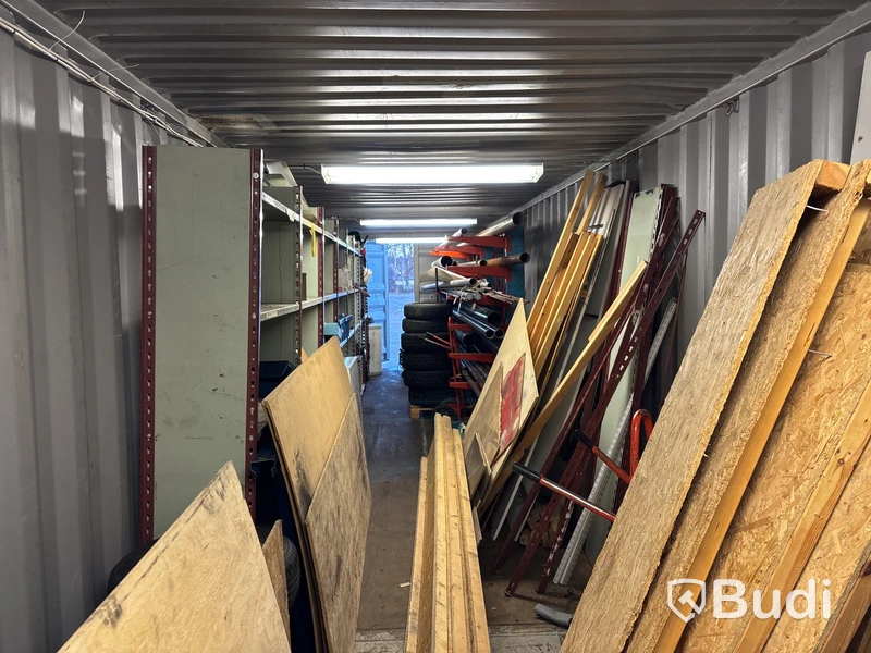 40-fots container med innehåll