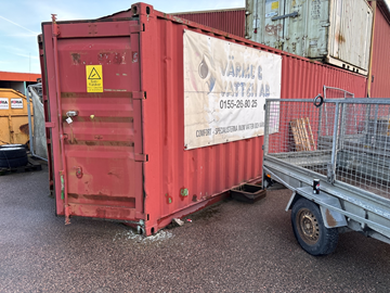 40-fots container med innehåll