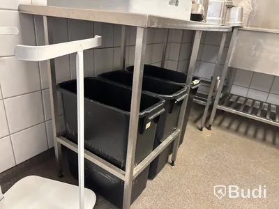 Rostfri diskbänk