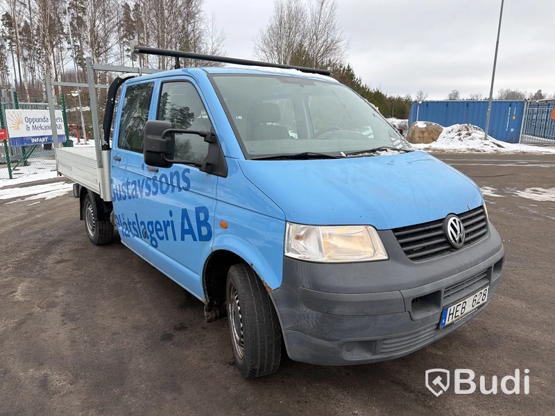 VW Transporter T5 1.9 TDI Pickup dubbelhytt (102hk) -2007