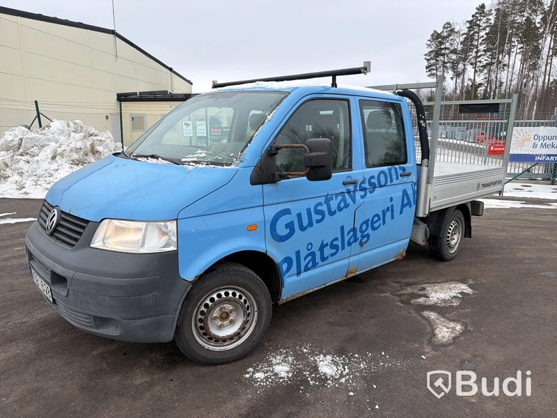 VW Transporter T5 1.9 TDI Pickup dubbelhytt (102hk) -2007