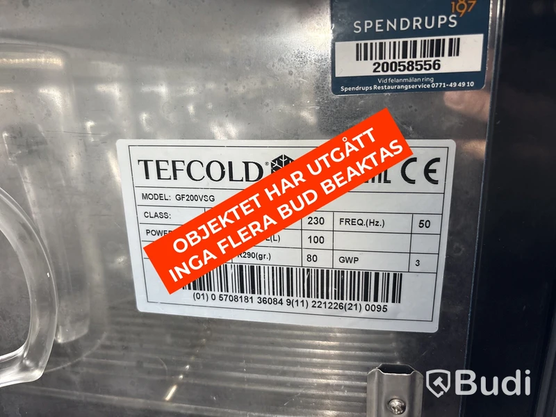 Kylskåp Tefcold