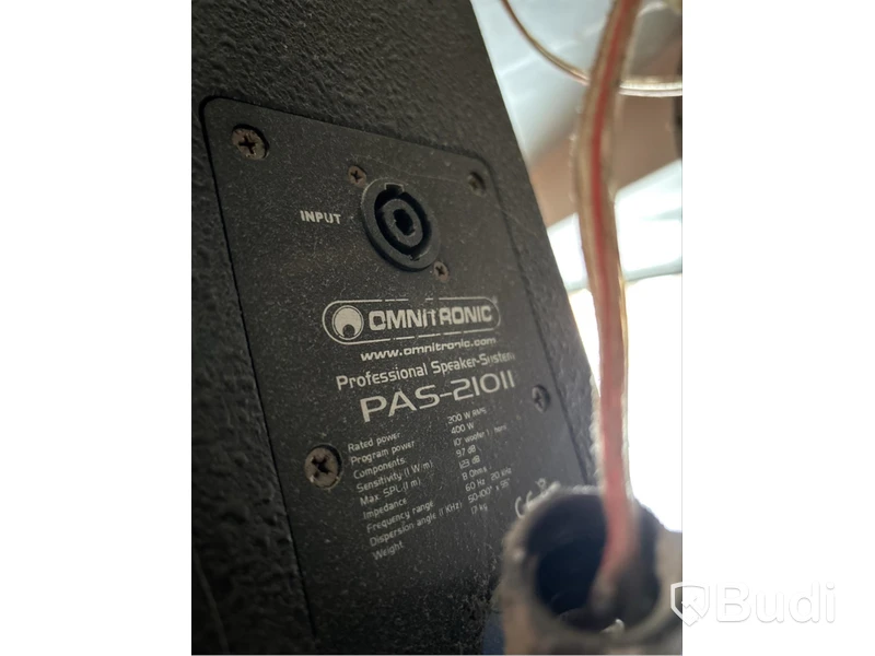 4 st. Högtalare Omnitronic PAS-21011