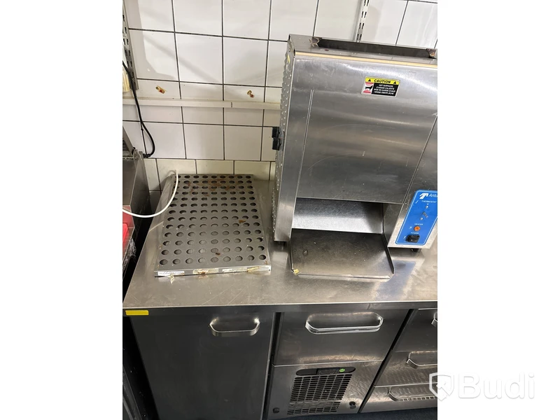 Kylbänk med lådor, rostfri