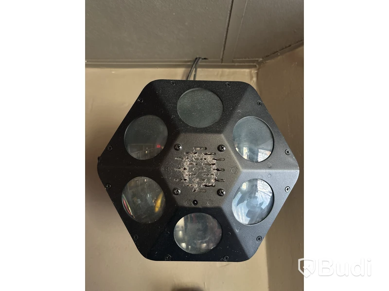 3 st. Discobelysning ADJ Quad Phase HP inkl. Dimmer Panel Eurolite FD-32+1 DMX