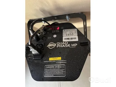 3 st. Discobelysning ADJ Quad Phase HP inkl. Dimmer Panel Eurolite FD-32+1 DMX