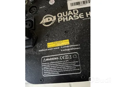 3 st. Discobelysning ADJ Quad Phase HP inkl. Dimmer Panel Eurolite FD-32+1 DMX