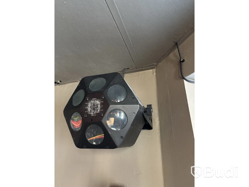 3 st. Discobelysning ADJ Quad Phase HP inkl. Dimmer Panel Eurolite FD-32+1 DMX