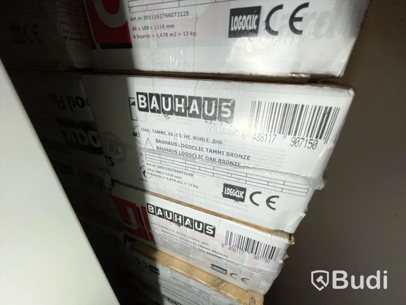 24 paket Bauhaus Logoclic golv Tammi Bronze