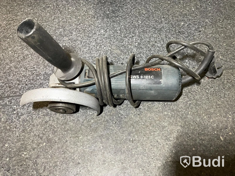 BOSCH GWS 9-125 C vinkelslip, osäker om komplett.